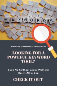 What About Jaaxy Keyword Tool-Pinterest