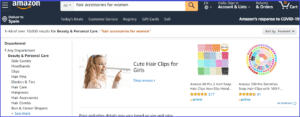 How To choose a Niche for a Blog-amazon-screenshot