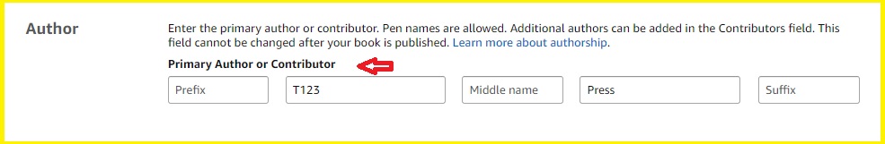 How_to_upload_a_book_on_amazon-authors-name